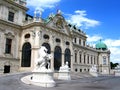 Belvedere palace in Vienna Royalty Free Stock Photo