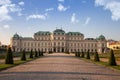 Belvedere Palace, Vienna Royalty Free Stock Photo