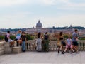 Belvedere, Pincian Hill, Rome, Italy Royalty Free Stock Photo