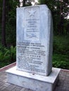 Memorial complex dedicated to partisans struggle with Nazis near Bryansk, Russia Royalty Free Stock Photo