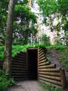 Memorial complex dedicated to partisans struggle with Nazis near Bryansk, Russia Royalty Free Stock Photo