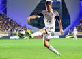 Ben Davies in Petrolul Ploiesti-Swansea FC Royalty Free Stock Photo