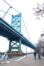 Benjamin Franklin Bridge in Philadelphia