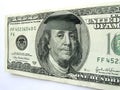 Ben Franklin Wearing Graduation Cap on One Hundred