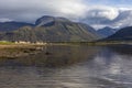 Ben Nevis Viewed From Loch Linnhe in Scotland Royalty Free Stock Photo