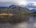 Ben Nevis Viewed From Loch Linnhe in Scotland Royalty Free Stock Photo