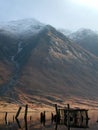 Ben Starav, Old Jetty, Loch Etive, Scotland Royalty Free Stock Photo