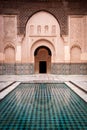 Ben Youssef Medersa Courtyard in Marrakesh Morocco