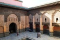 Ben Yussef Medersa at Marrakech Royalty Free Stock Photo