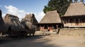 Bena a traditional village with grass huts of the Ngada people in Flores near Bajawa.