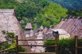 Bena a traditional village with grass huts of the Ngas people in Flores near Bajawa, Indonesia. Royalty Free Stock Photo