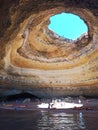 Benagil cave in South of Portugal