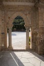 Benalmadena, Andalusia, Spain - March 4th, 2019: part of Castillo de Colomares. It`s a kind of a fairytale castle, dedicated to