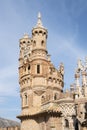 Benalmadena, Andalusia, Spain - March 4th, 2019: part of Castillo de Colomares. It`s a kind of a fairytale castle, dedicated to