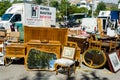 Benalmadena, Costa del Sol, Province of Malaga, Spain - September 14, 2016: Old furniture, vintage mirrors and paintings Royalty Free Stock Photo