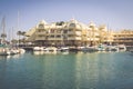 BENALMADENA, SPAIN - MAY 5,2013: view of Puerto Marina in Benalmadena,Costa del Sol Malaga, Spain. This marina has berths for