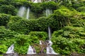 Benang Kelambu waterfall on the Indonesian island Lombok