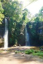 Benangstokel and Benang Kelambul waterfall located in Central Lombok, Indonesia
