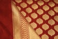 Benares Silk Bridal Saree 2 Royalty Free Stock Photo