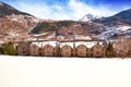 Benasque village Benas skyline in Huesca Spain Royalty Free Stock Photo