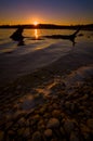 Benbrook Lake Sunset Royalty Free Stock Photo