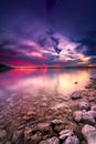 Benbrook Lake Sunset Royalty Free Stock Photo