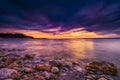 Benbrook Lake Sunset Royalty Free Stock Photo
