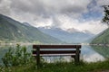 Bench in Alps