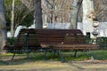 Bench in Aranjuez gardens