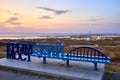 Bench Crimean bridge