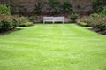 Bench in a garden