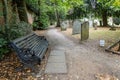 Bench in the graveyard