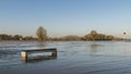 Bench in IJssel Flood Bronkhorst