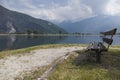 Bench on the lakeside of Dascio