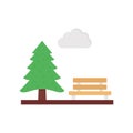 Bench Line Style vector icon which can easily modify or edit