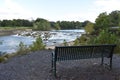 Bench Looking at Rochester Dam, John Prine Memorial Park, Kentucky