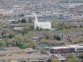 Desert and city panoramic views from hiking trails around St. George Utah around Beck Hill, Chuckwalla, Turtle Wall, Paradise Rim,