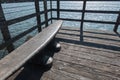 Huge boat dock cleat bench