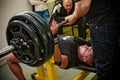 Bench press Royalty Free Stock Photo