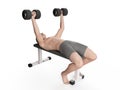 Bench press Royalty Free Stock Photo