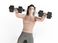 Bench press Royalty Free Stock Photo