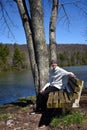 Bench is Resting Spot at Bays Mountain Park