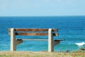 Bench by the sea