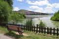 Bench with view Royalty Free Stock Photo