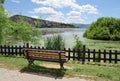 Bench with view Royalty Free Stock Photo