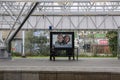 Bench At Zaamdam Station The Netherlands 2019 Royalty Free Stock Photo