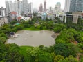 Benchasiri Park next Sukhumvit street, Bangkok