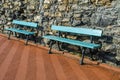 Benches of the nervi promenade