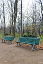 Benches at Tiergarten, Berlin