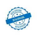 Benchmark stamp illustration